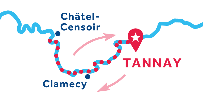 Tannay ANDATA E RITORNO via Châtel-Censoir