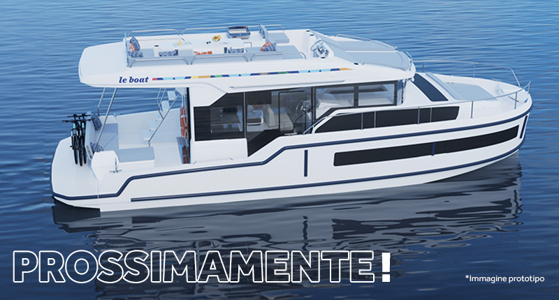 Immagine del prototipo della nuova barca Le Boat