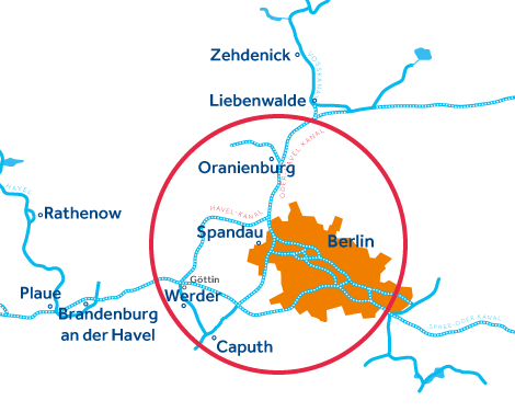 mappa di navigazione Germania